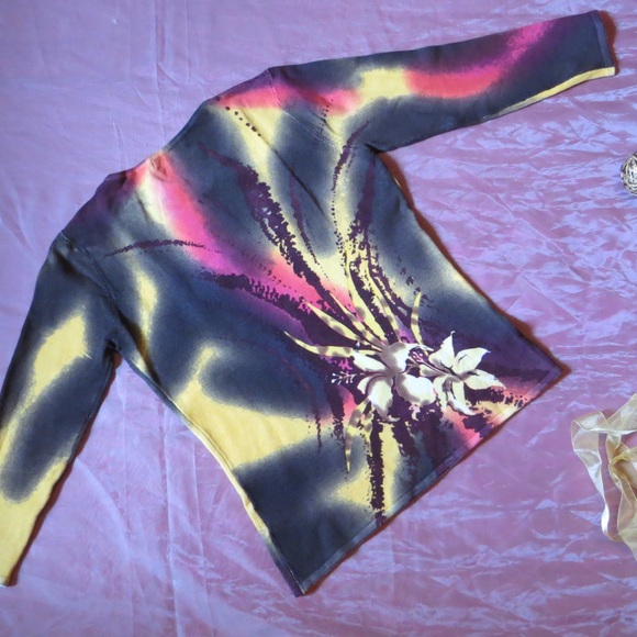 Reduced! Alison Sheri Sweater with Beads & Sequins Size S - Picture 6 of 11